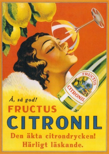 Citronil Fructus – Retro Nostalgia Postcard