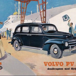 Volvo PV 830 – Retro Nostalgia Postcard