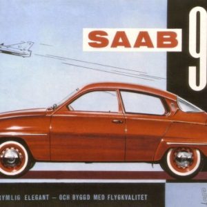 SAAB 96 – Nostalgia Poster