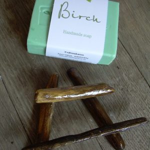 “´Björk” Swedish Birch Soap & Drift Wood Soap Dish – Gift set