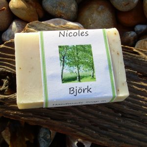 “Björk” – Olive Soap with fresh Birch leaves