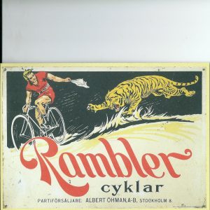 Rambler Bicycle -Swedish Nostalgia Postcard