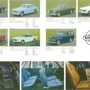 A Gallery of Vintage Volvo Cars 1967 inside & outside – Swedish Nostalgia Poster