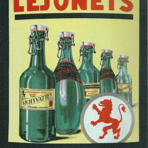 Lejonets Fizzy Drinks- Swedish Nostalgia Postcards