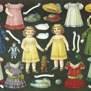 Paper Dolls – Swedish Nostalgia Poster