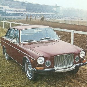 Volvo 164/1969 – 1st at the Race Course – Swedish Nostalgia Poster