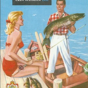 Spinning Reels: Napp & Nytt 1955 – Swedish Nostalgia Poster