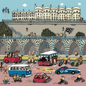 Lisa Holdcroft card, Madeira Drive Brighton